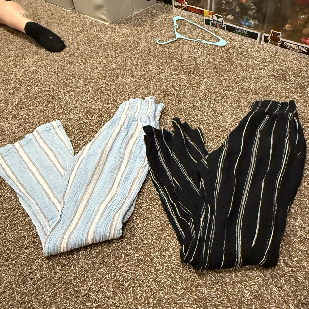 🌮Striped linen billabong Set pants